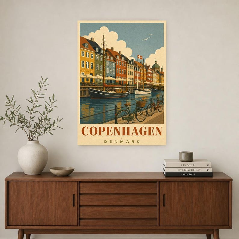 Copenhagen Nyhavn Mid Century image 2
