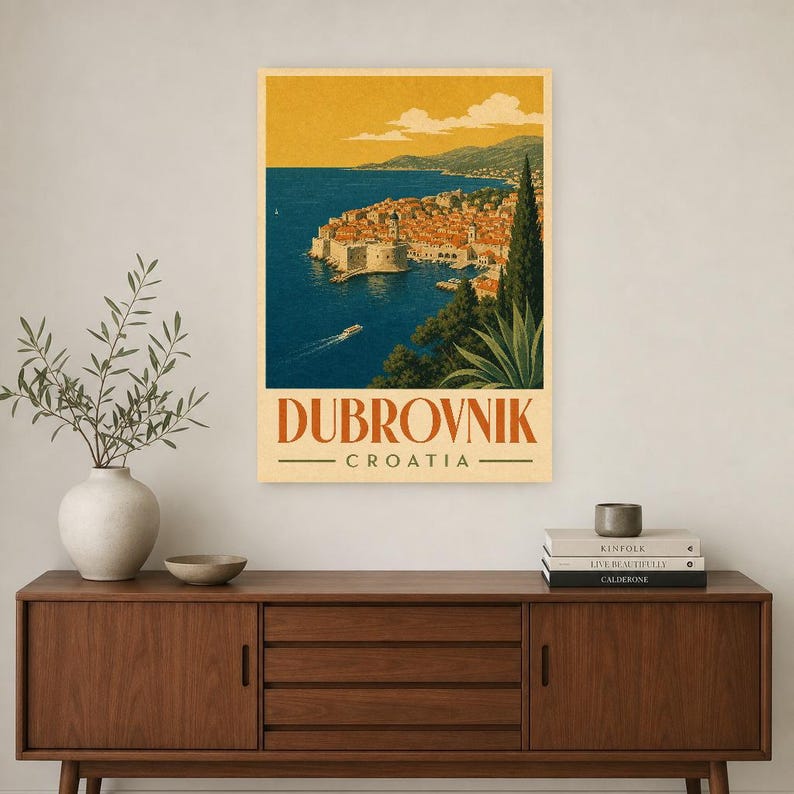 Dubrovnik Walls Vintage 70s image 2