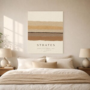 Strata | Abstract Wall Art | Modern Gallery Poster | Minimalist Print | Printed & Shipped image 6