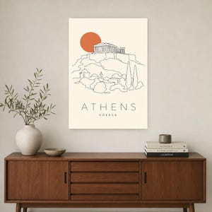 Athens Acropolis Minimalist image 2