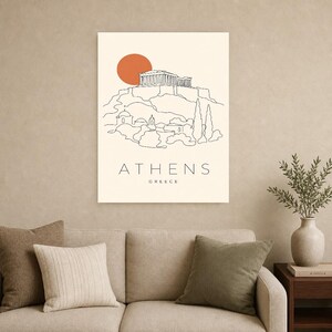 Athens Acropolis Minimalist image 9
