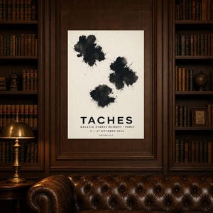 Stains | Abstract Wall Art | Modern Gallery Poster | Minimalist Print | Printed & Shipped image 5