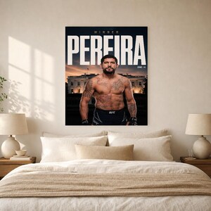 Alex Pereira Poster | UFC White House Fight Night 2026 | MMA Wall Art Print | Heavyweight Champion Decor image 6