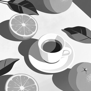 Medelhavsinspirerad espresso-kökstavla | Dolce Vita italiensk väggkonsttavla | Sommarinredning för matsalen bild 17