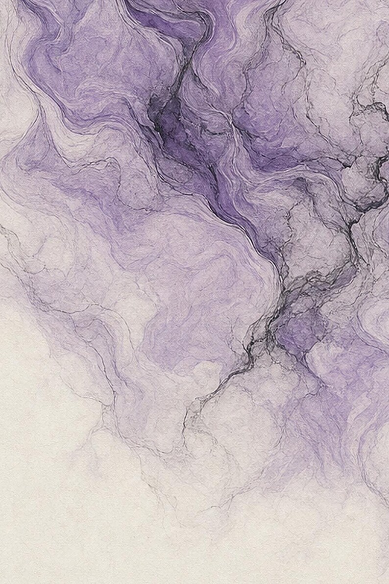 Mármol | Arte abstracto para pared | Póster de galería moderna | Impresión minimalista | Impreso y enviado imagen 3