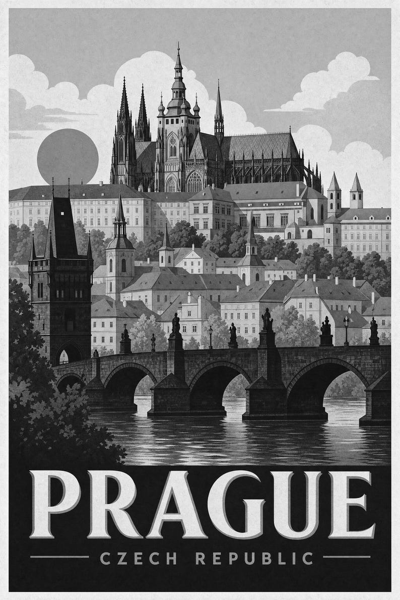 Prague Castle Vintage image 10
