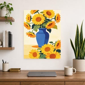 Mediterrane zonnebloemkeukenprint | Dolce Vita Italiaanse Wall Art Print | Eetkamer zomerdecor afbeelding 10