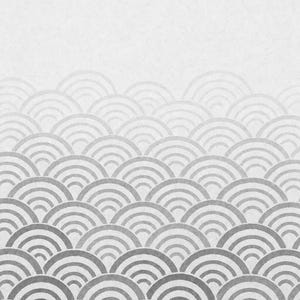 Set da parete neutro per la galleria Japandi Wall Art | Onde Seigaiha di salvia di sabbia | Stampa Wabi Sabi immagine 13