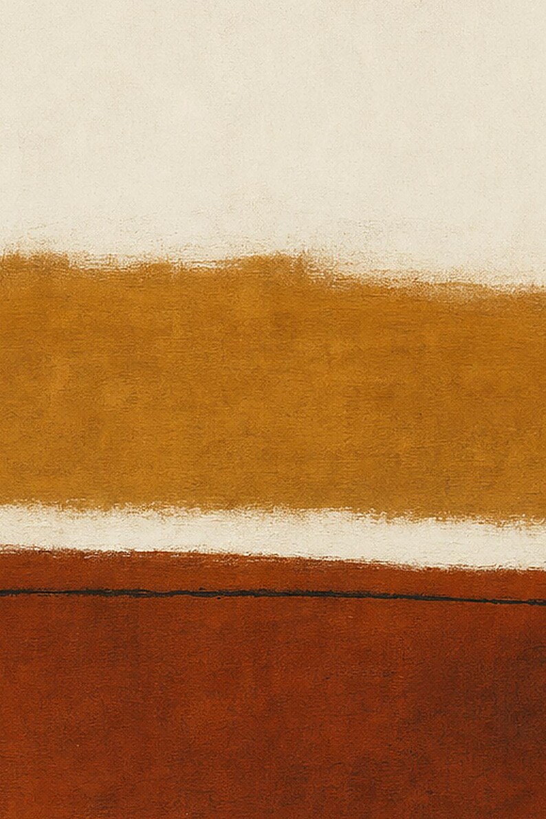Two Lands | Abstract Wall Art | Modern Gallery Poster | Minimalist Print | Printed & Shipped image 3