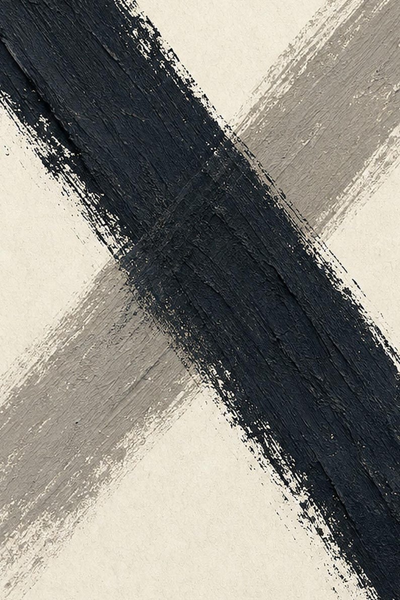 Cross | Abstract Wall Art | Modern Gallery Poster | Minimalist Print | Printed & Shipped image 3