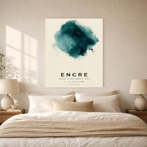 Ink | Abstract Wall Art | Modern Gallery Poster | Minimalist Print | Printed & Shipped image 6
