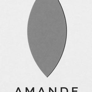 Almendra | Arte abstracto para pared | Póster de galería moderno | Impresión minimalista | Impreso y enviado imagen 10