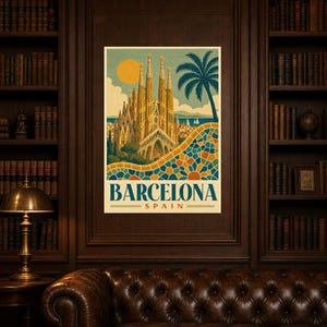 Barcelona Gaudi Vintage image 5