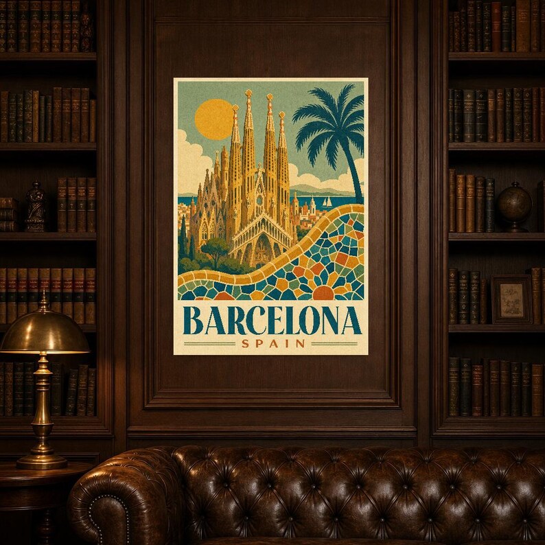 Barcelona Gaudi Vintage image 5