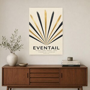 Fan | Abstract Wall Art | Modern Gallery Poster | Minimalist Print | Printed & Shipped image 2