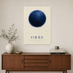 Orb | Abstract Wall Art | Modern Gallery Poster | Minimalist Print | Printed & Shipped image 2