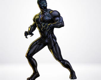 Black Panther png-clipart, afbeelding superheldpersonage (digitale download)