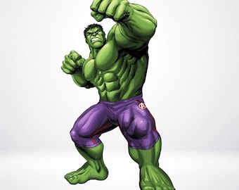Hulk PNG-clipart, superheldsublimatie PNG, komisch personagekunstwerk, afdrukbare afbeelding (digitale download)