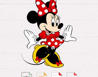 Minnie Mouse SVG, Cricut Cut File, Clipart (Digital Download)