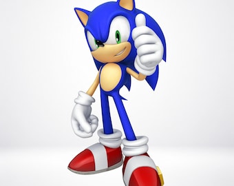Sonic the Hedgehog PNG-clipart, stripfiguur sublimatieontwerp (digitale download)