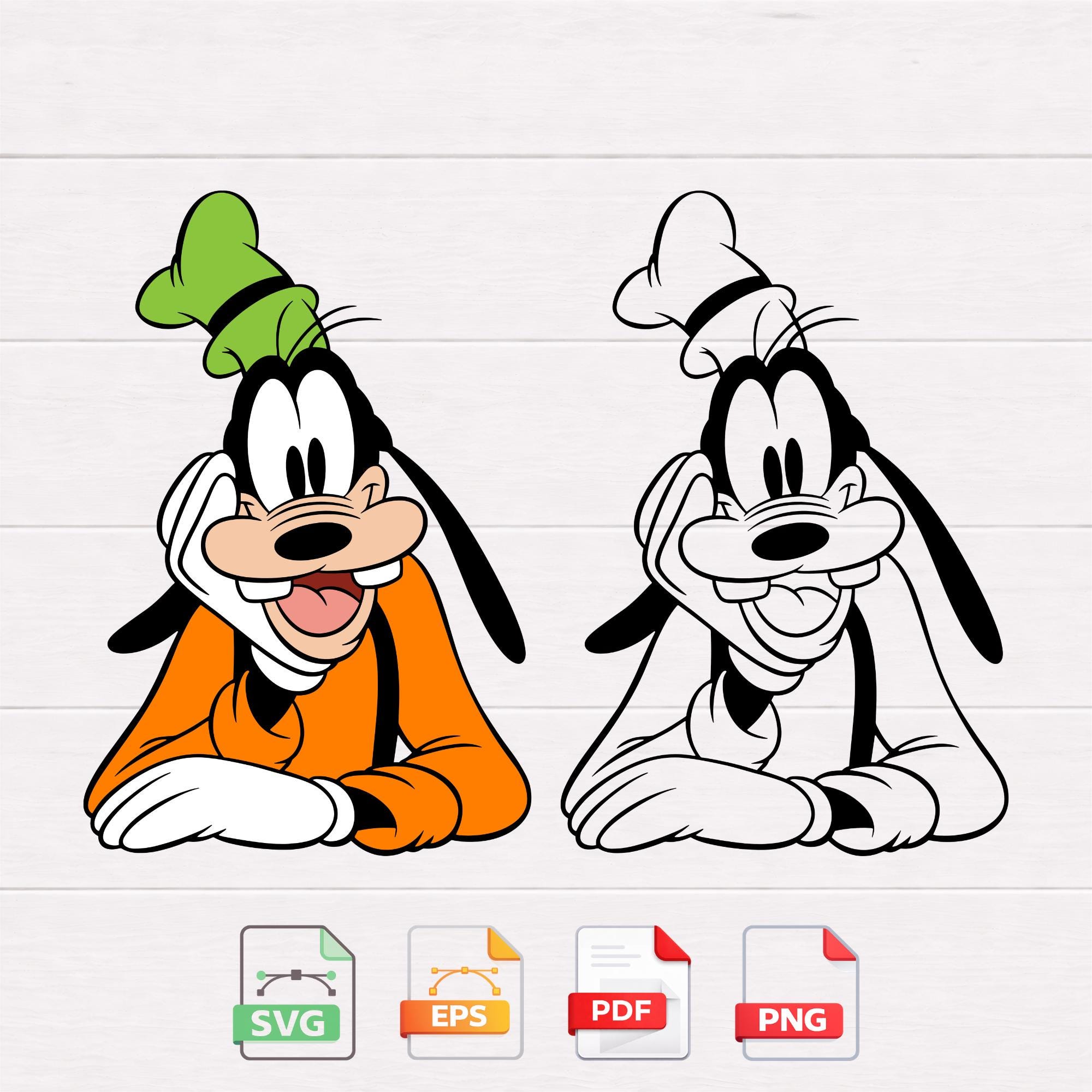 Goofy SVG Clipart, Printable Cut File (digital Download) - Etsy