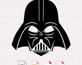 Darth Vader SVG, Star Wars Cut File, Clipart (Digital Download)