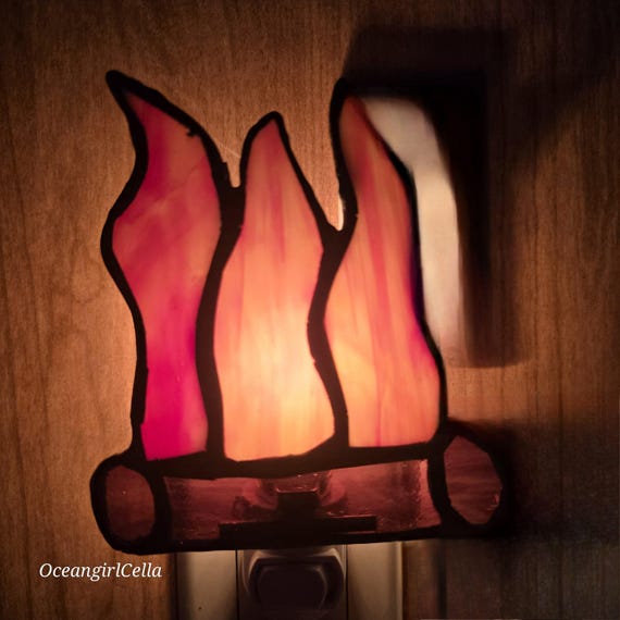 Campfire nightlight
