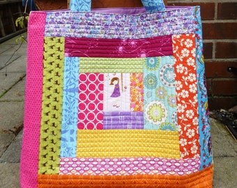 PDF Pattern 'Quilt As You Go' Handbag/Shopper