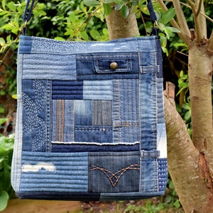 PDF Pattern: Denim Boro Bag - Etsy