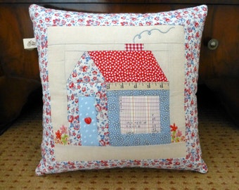 PDF Pattern - Foundation Paper Pieced Schoolhouse Pillow