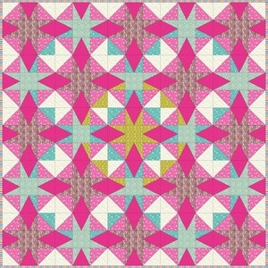 PDF Pattern: Monsoon & Frost Quilt Pattern