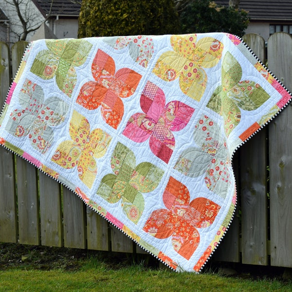 PDF Pattern: 'Butterfly Garden' Quilt