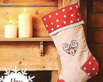 PDF-patroon: Scandi kerstsok