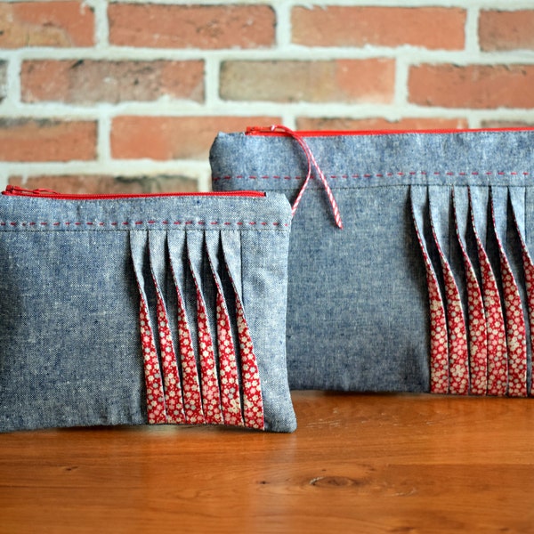 PDF Pattern: 'Tucked Away' Pouch (2 sizes)