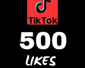 500 Gefällt mir | Schneller TikTok Wachstumsservice | Echte Verlobung | Social Media Werbung | TikTok Boost