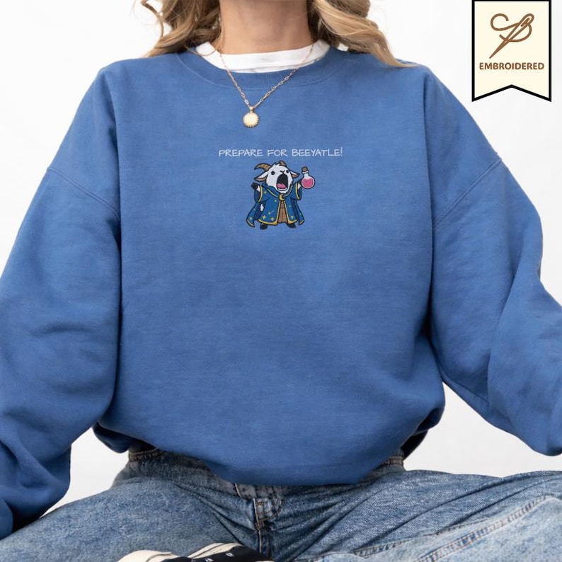 Vorbereiten für Beeyattle Sweatshirt, Prepotente Shirt, DCC Fanbekleidung, LitRPG Booktok Rundhalsausschnitt, Fantasy Gamer Geschenk, Dungeon Crawler Carl Bild 4