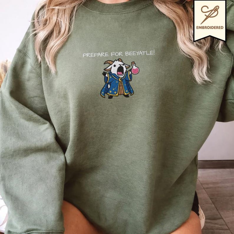 Vorbereiten für Beeyattle Sweatshirt, Prepotente Shirt, DCC Fanbekleidung, LitRPG Booktok Rundhalsausschnitt, Fantasy Gamer Geschenk, Dungeon Crawler Carl Bild 6