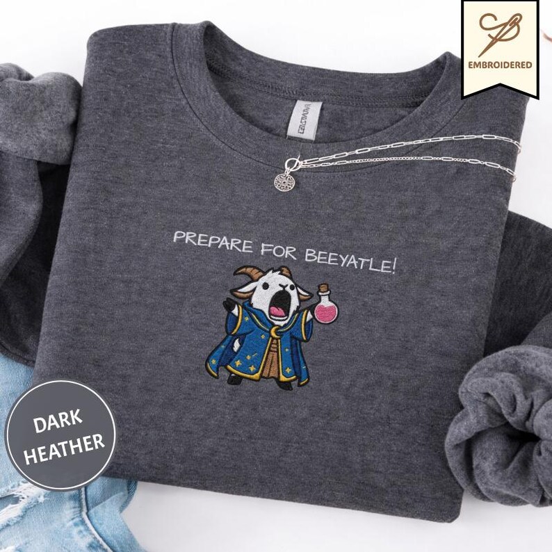 Vorbereiten für Beeyattle Sweatshirt, Prepotente Shirt, DCC Fanbekleidung, LitRPG Booktok Rundhalsausschnitt, Fantasy Gamer Geschenk, Dungeon Crawler Carl Bild 8
