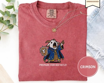 Camiseta bordada Prepotente DCC, camiseta Prepare For Beeyatle, Comfort Colors 1717, merchandising de Dungeon Crawler Carl, Pony Mommy's Special Boy