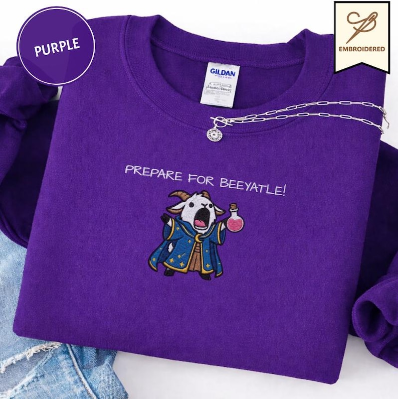 Vorbereiten für Beeyattle Sweatshirt, Prepotente Shirt, DCC Fanbekleidung, LitRPG Booktok Rundhalsausschnitt, Fantasy Gamer Geschenk, Dungeon Crawler Carl Bild 5