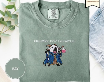 Besticktes Prepotente Comfort Colors 1717 Shirt, Dungeon Crawler Carl Bereit für Byattle Tee, Mamas spezielles Jungen DCC Geschenk, LitRPG Fan Tee