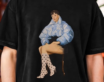 Koszulka koncertowa Lily Allen West End Girl Tour – koszulka z grafiką dla fanów muzyki pop