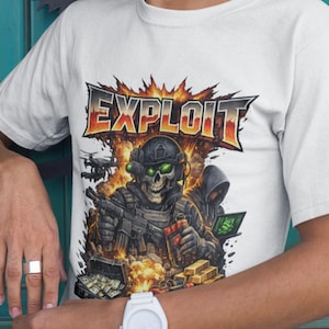 Exploit Poker T-shirt, Take Their Money Shirt, GTO Strategy