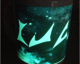 Klingon mug gift, Personalised, Super Glow in the Dark, with name or words