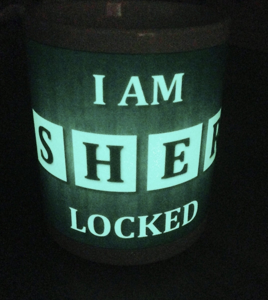 I Am Sherlocked Sherlock Holmes Glow In The Dark Mug Etsy