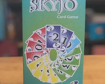 Skyjo Kartenspiel | Strategiespiel für Kinder & Erwachsene, 2-8 Spieler, 30 Min Spielzeit