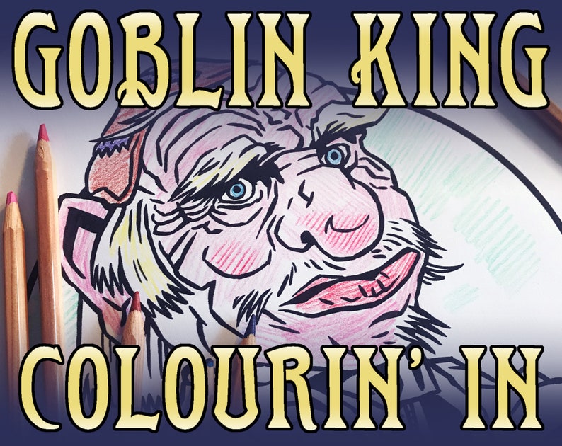 Labyrinth Movie Colouring in Pack PDF Download Fun Kids | Etsy