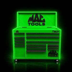 Mini Tool Box Desk Organiser Mechanic Gift Miniature Roll Cab Mac Tools Inspired 19x19CM