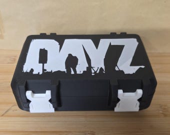 Caja de almacenamiento con cierre a presión impresa en 3D inspirada en DayZ