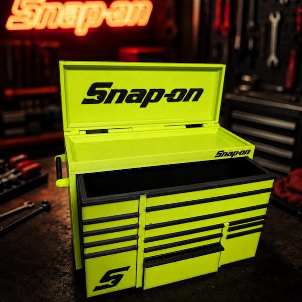 Mini Tool Chest Desk Organizer – 3D Printed Toolbox, Mechanic Workshop Storage